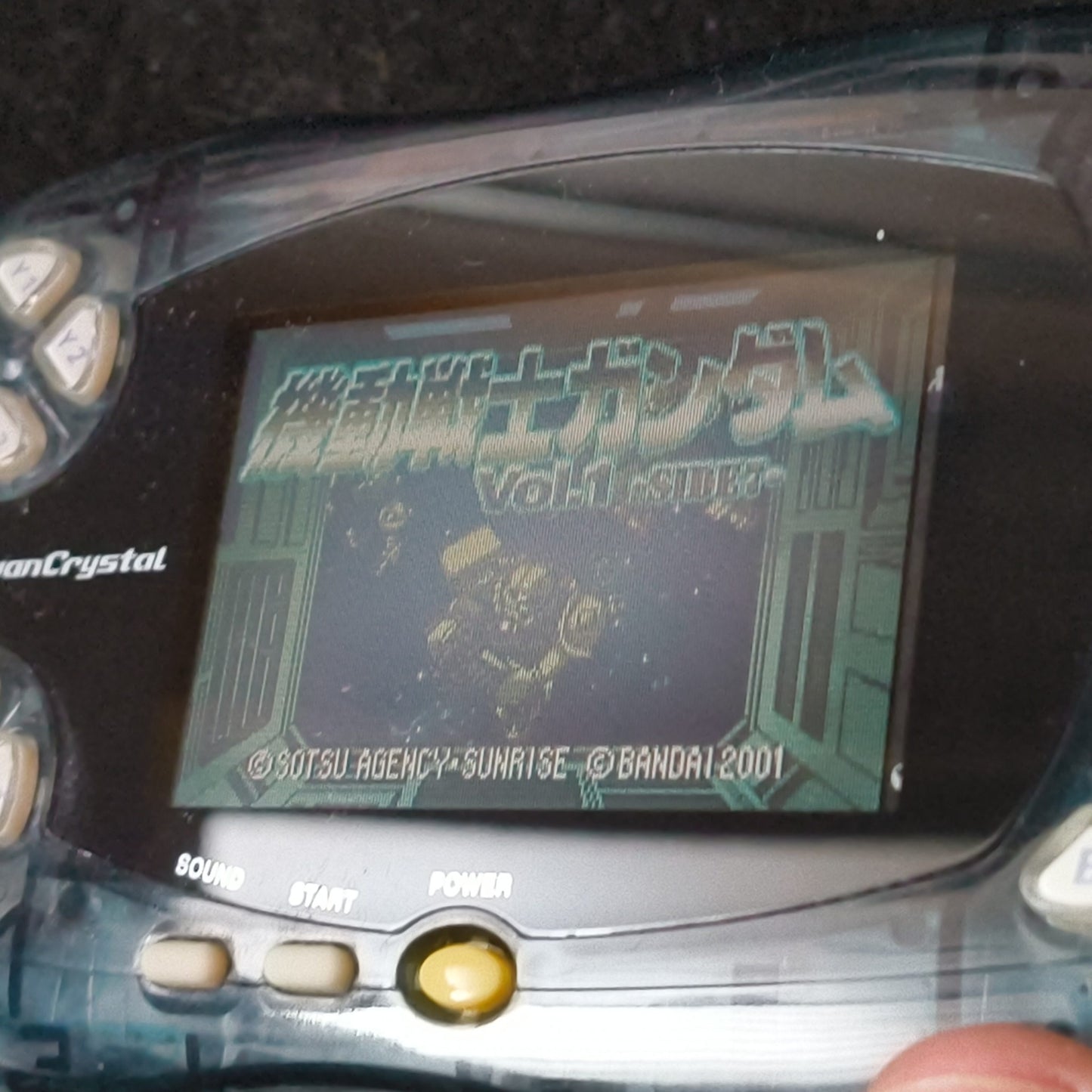 Bandai Wonder Swan Crystal Clear Black BANDAI Console, Manual, Box set, Japan