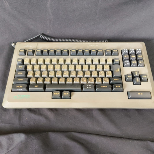 FUJITSU FM Towns /MARTY Original JIS KEYBOARD FMT-KB101A, working, Japan