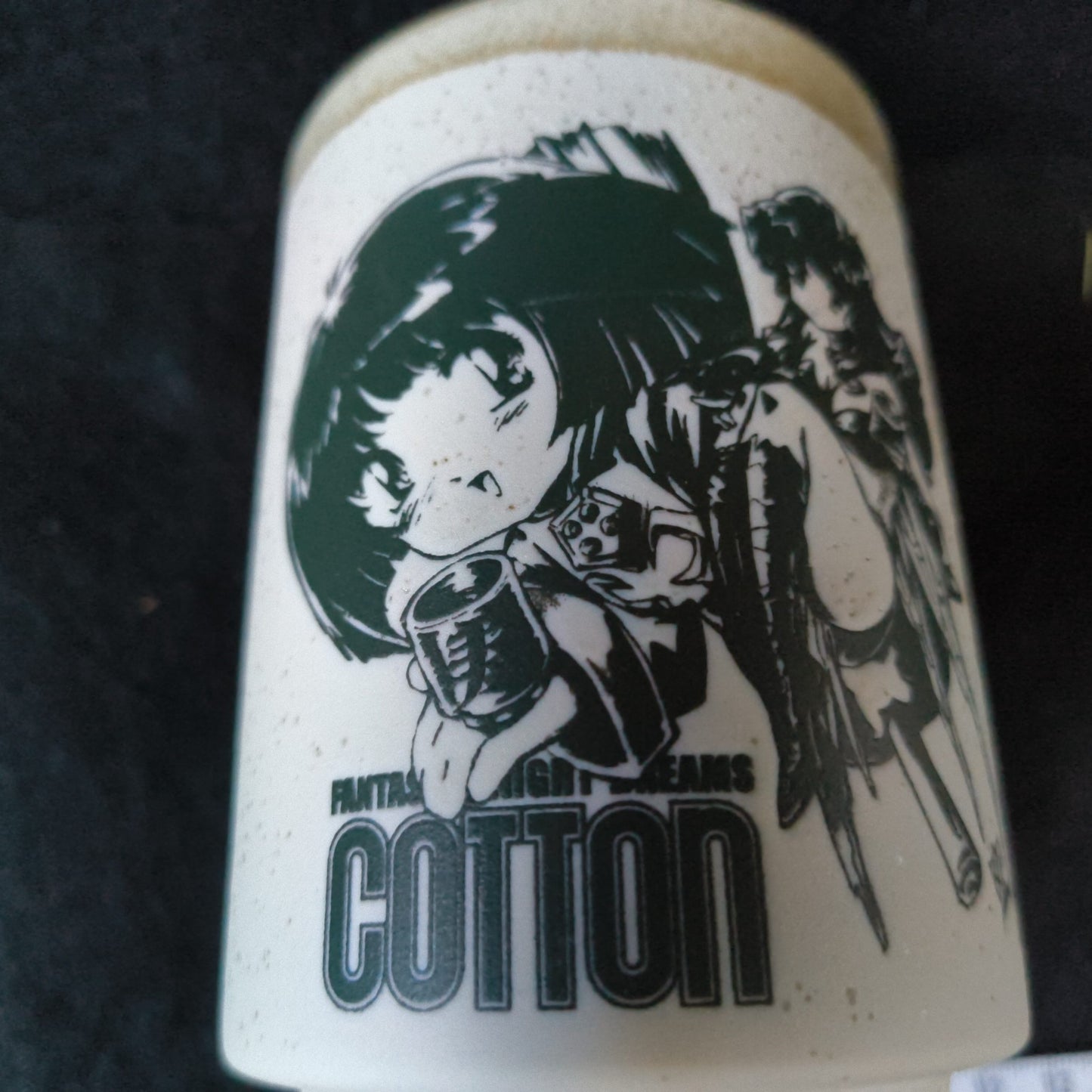 Cotton (1991) Arcade Game Japan Exclusive Yunomi Tea Cup SUCCESS Non-Sell Item