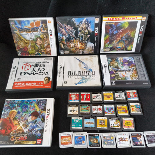 Wholesale Nintendo 3DS DS Game Lot Set of 25 Bulk Collection Japan Import NTSC-J