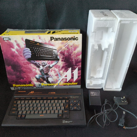 Panasonic MSX2 FS-A1 MK2 Personal Computer, PSU and Box, Working, Japan-h1210-