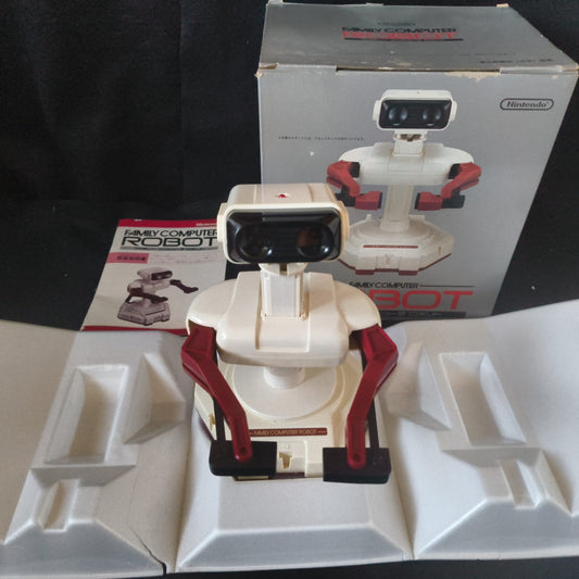 Nintendo Famicom Robot R.O.B.(Robotic Operating Buddy),with manual, Box, Japan