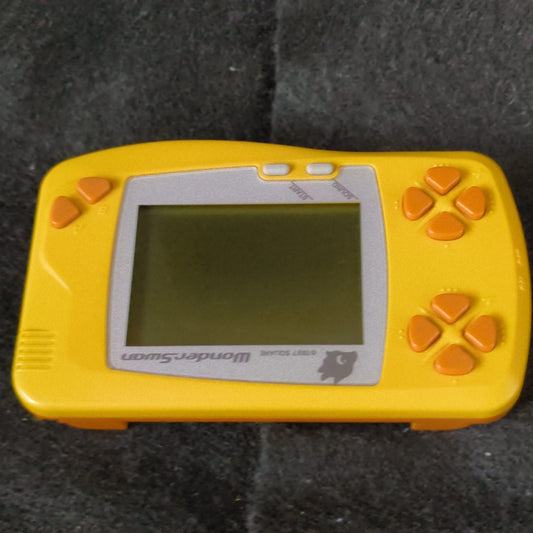 Bandai WonderSwan Chocobo Limited Edition Yellow - Working / Screen Burn Defect