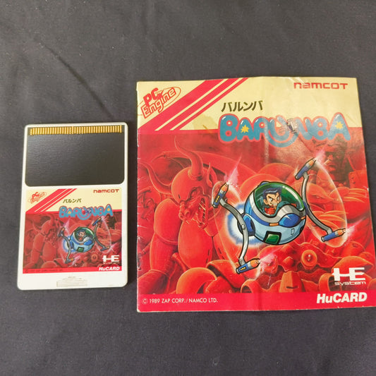 BARUNBA NEC PC Engine TurboGrafx-16 PCE game and Maunal, Working Japan-h1219-