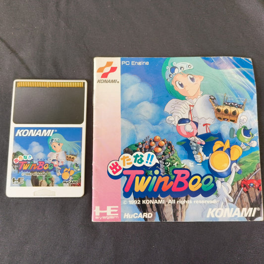 Detana TwinBee NEC PC Engine TurboGrafx-16 PCE game with Manual, Working, Japan