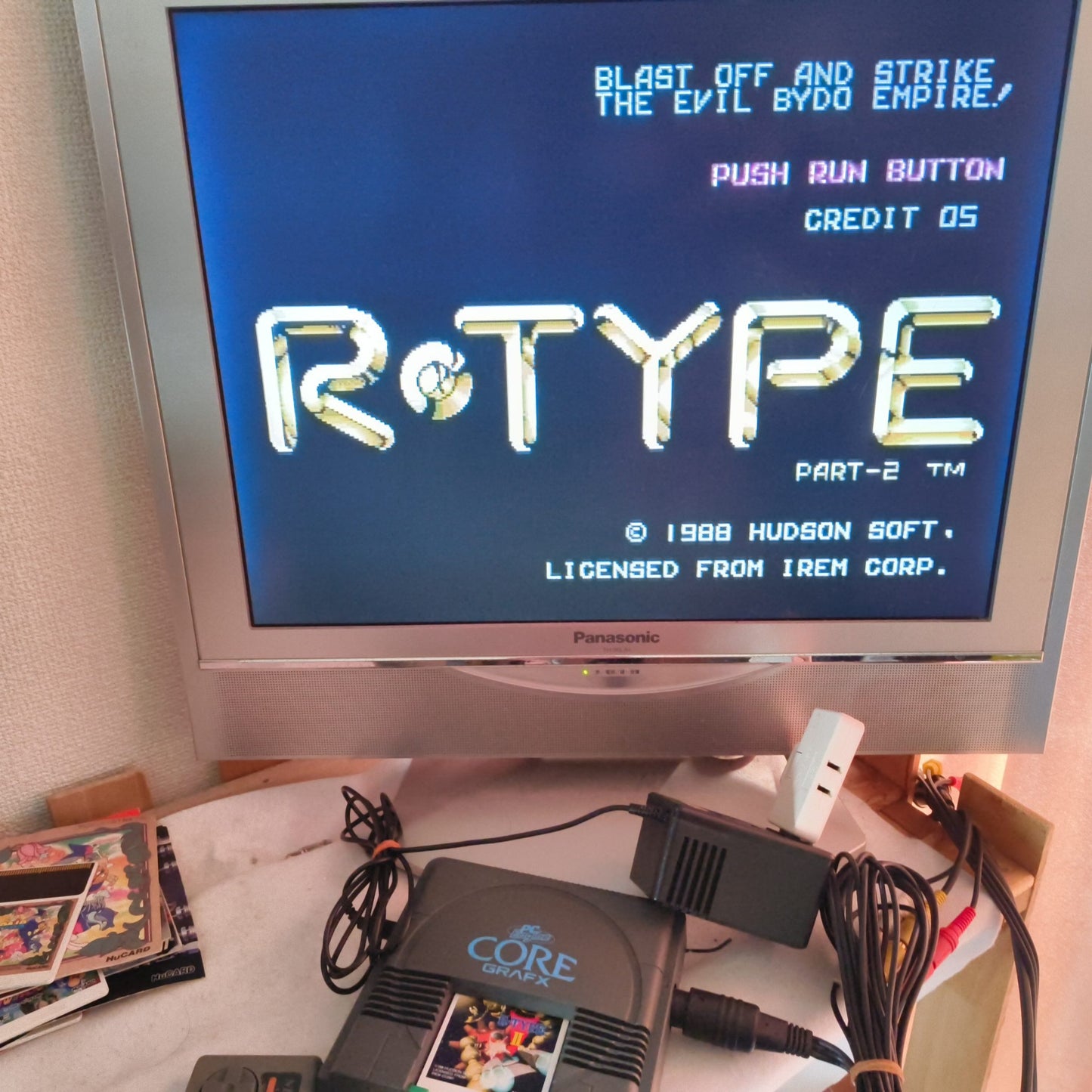 R-TYPE 2 Part 2 NEC PC Engine TurboGrafx-16 PCE game, Working, Japan -h1219-