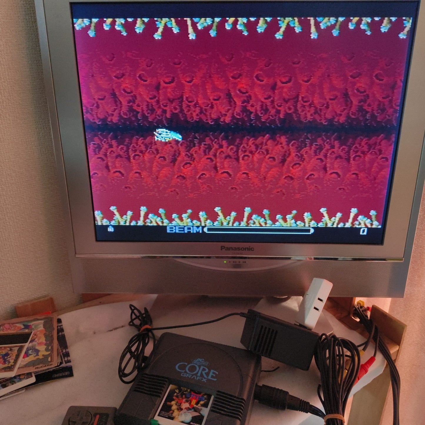 R-TYPE 2 Part 2 NEC PC Engine TurboGrafx-16 PCE game, Working, Japan -h1219-