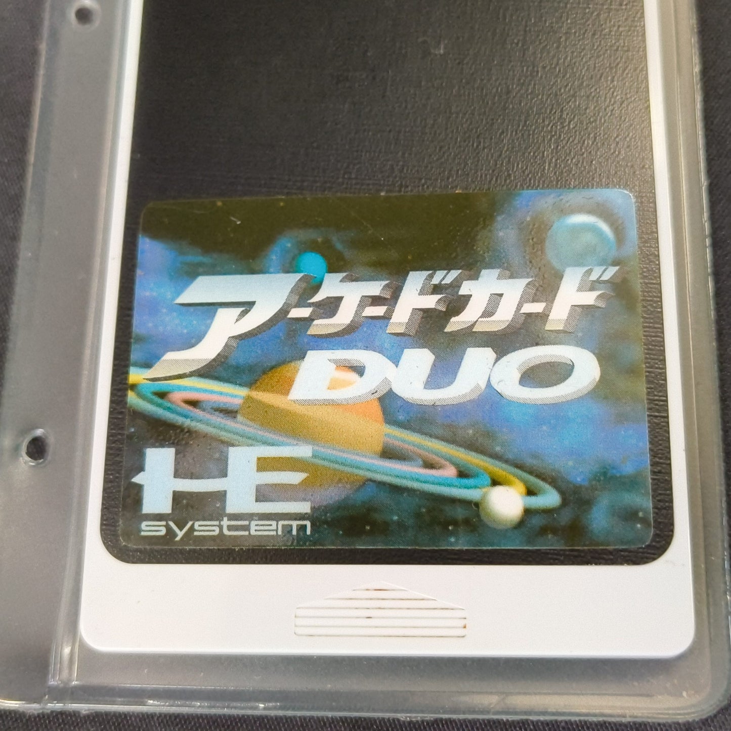Arcade Card DUO NEC PC Engine TurboGrafx-16 PCE Hu-card and manual set, Working