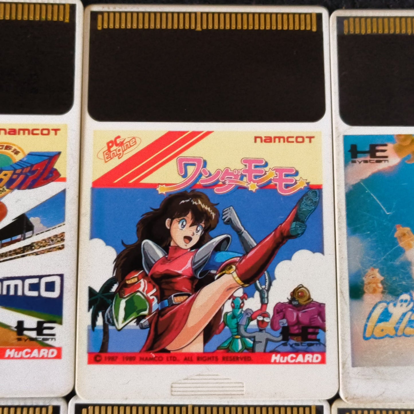 Whole sale Lots of PC Engine Hu-card Games 8-PCS set, not tested, AS-IS -h1227-1