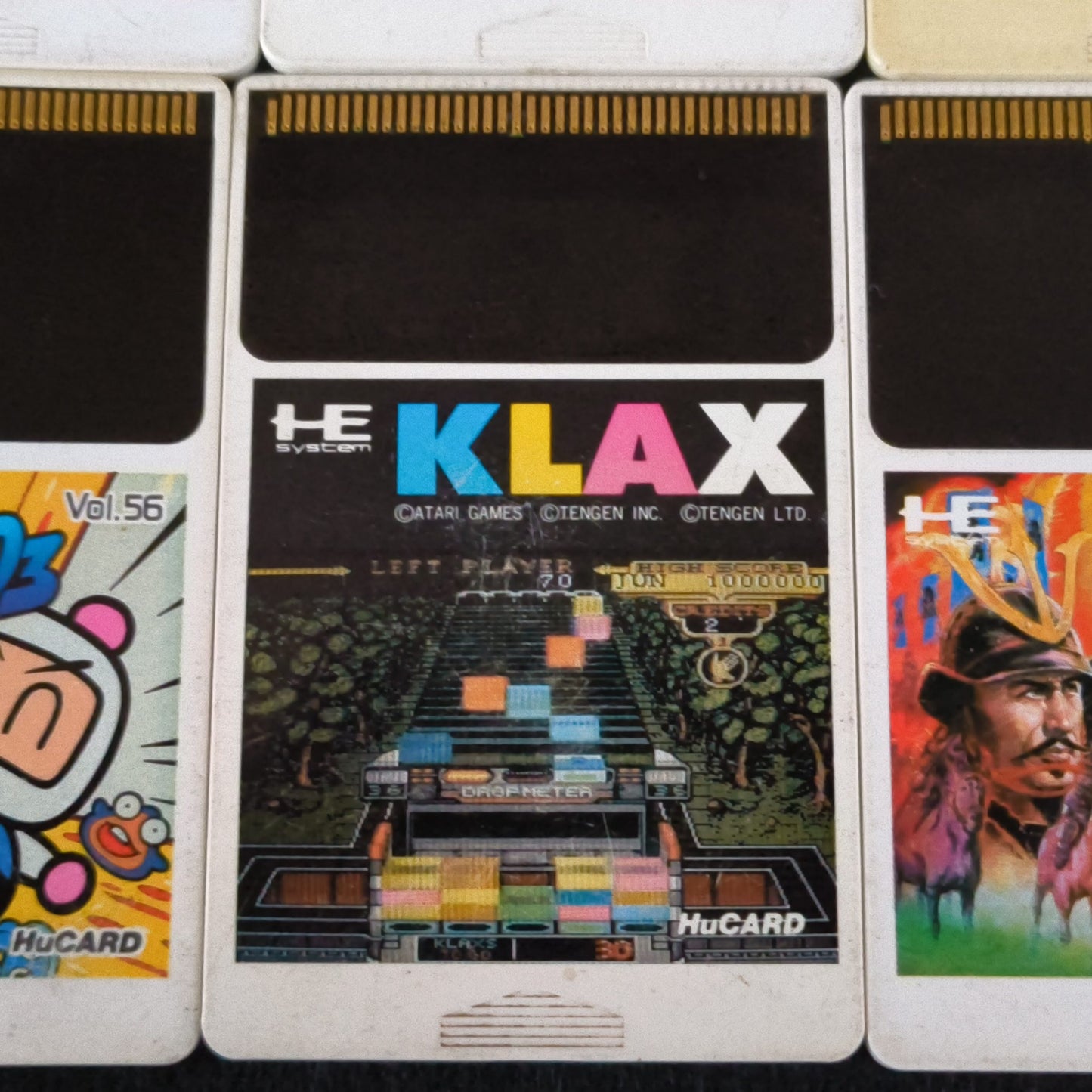 Whole sale Lots of PC Engine Hu-card Games 8-PCS set, not tested, AS-IS -h1227-1