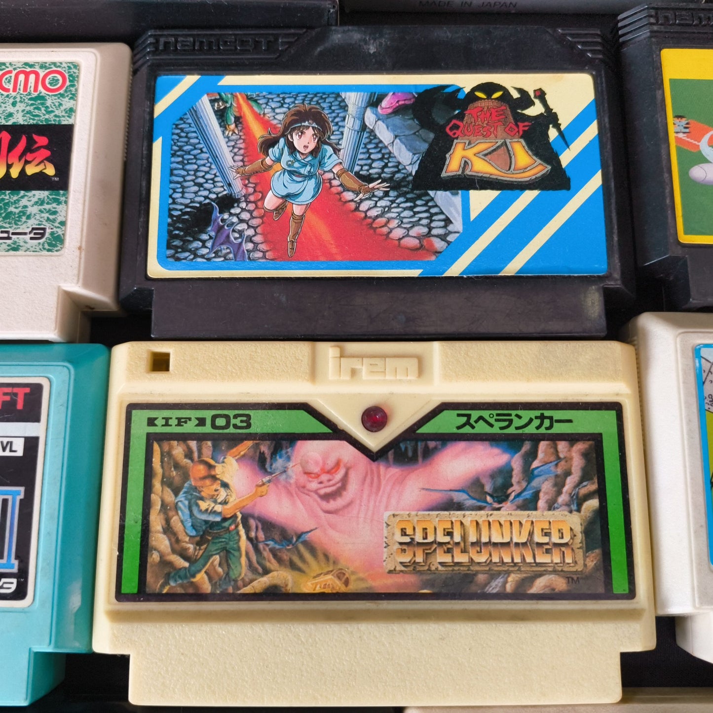 Wholesale lots of 19 Nintendo Famicom FC NES Game Cartridges set, Japan, AS-IS