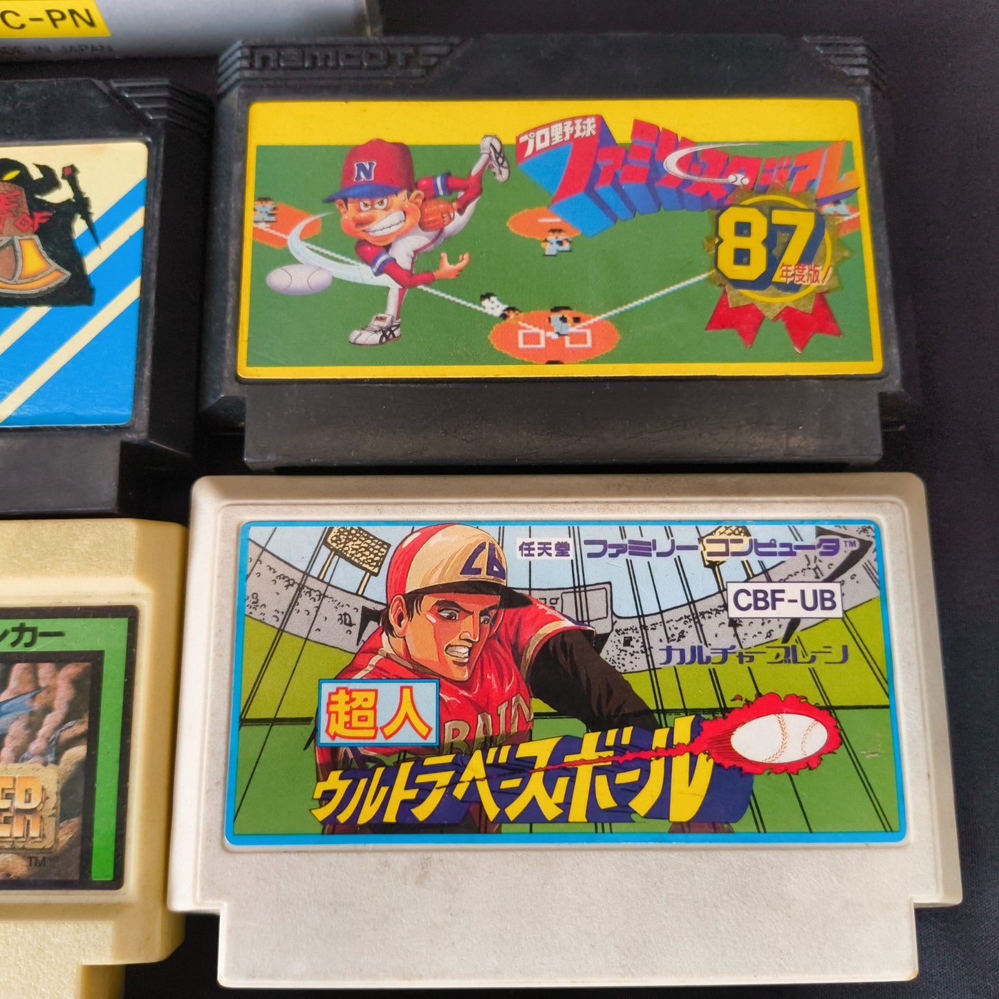 Wholesale lots of 19 Nintendo Famicom FC NES Game Cartridges set, Japan, AS-IS