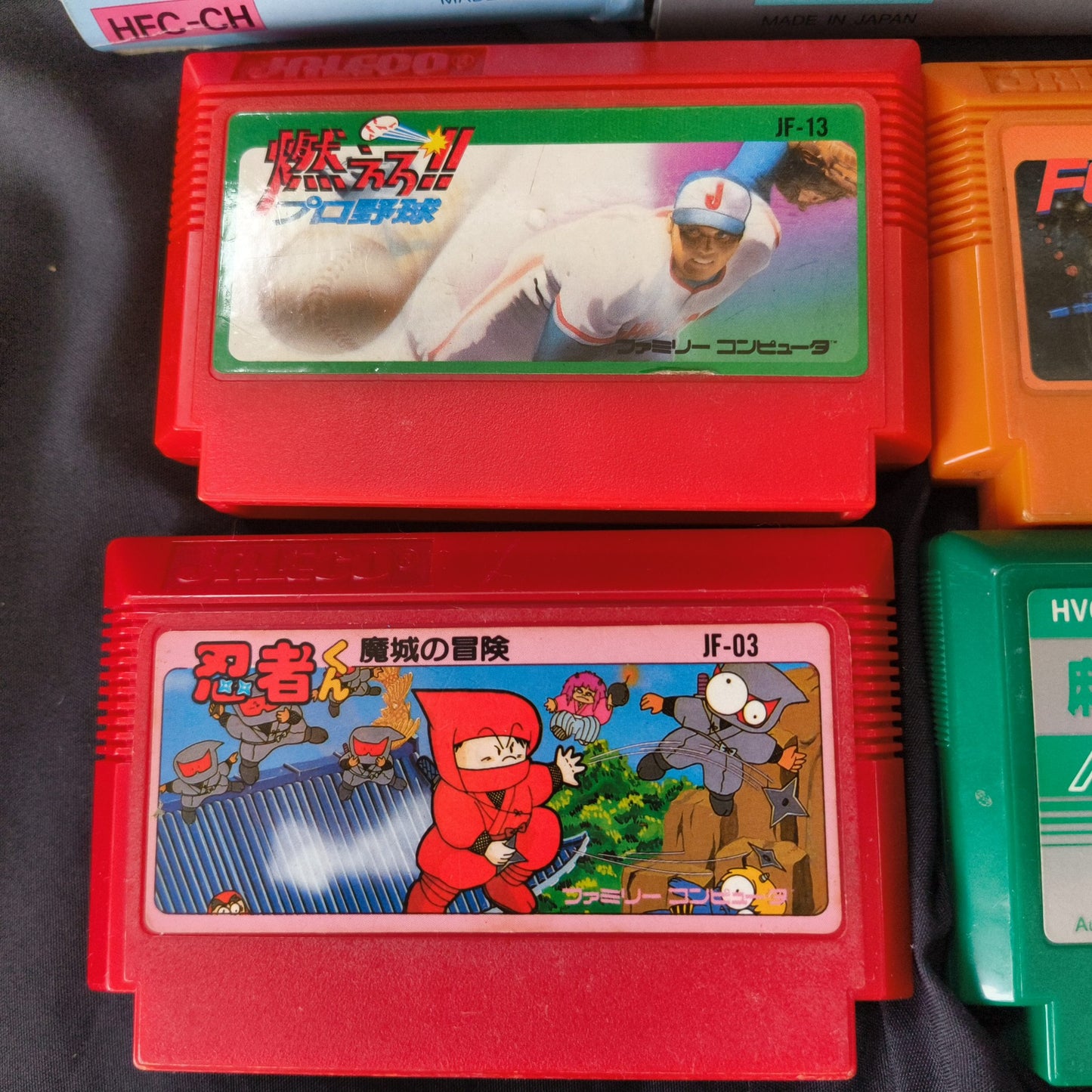 Wholesale lots of 19 Nintendo Famicom FC NES Game Cartridges set, Japan, AS-IS