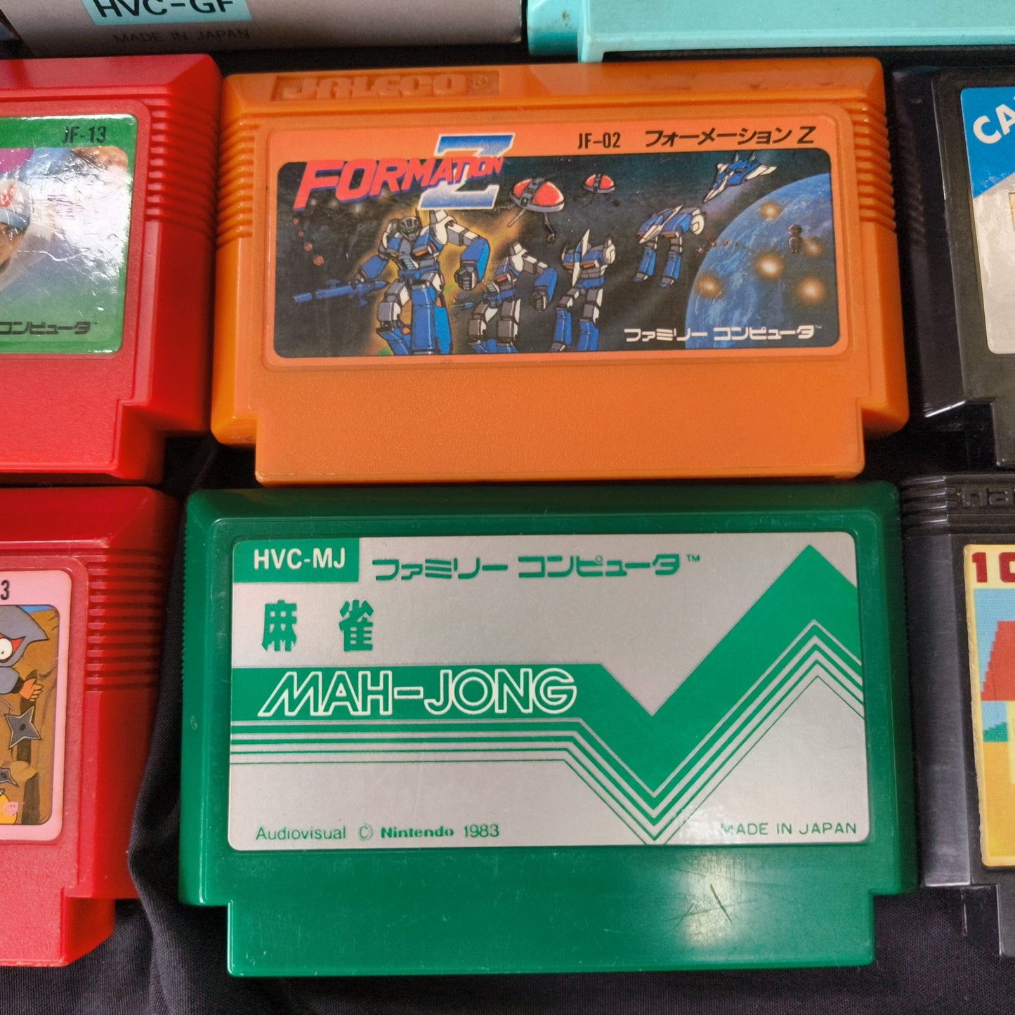 Wholesale lots of 19 Nintendo Famicom FC NES Game Cartridges set, Japan, AS-IS