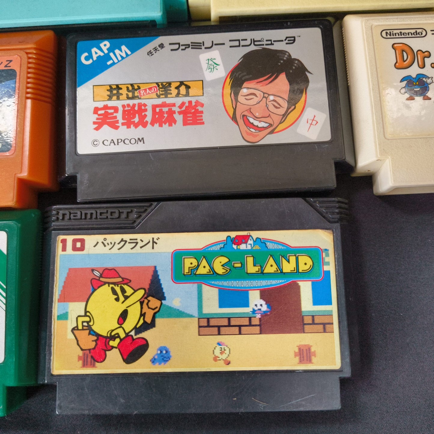 Wholesale lots of 19 Nintendo Famicom FC NES Game Cartridges set, Japan, AS-IS