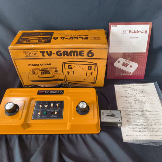 Used, Nintendo TV GAME 6 (CTG-6V) Console, Manual and Box set, working, Japan