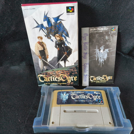 Tactics Ogre Nintendo Super Famicom Cart w/Manual, Box set, Working, Japan