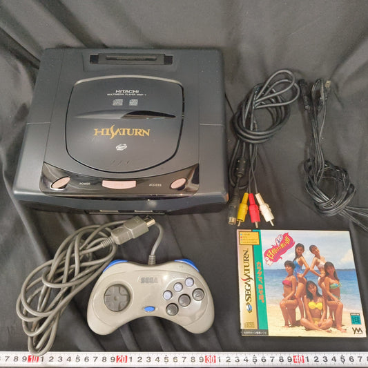 HITACHI Hi Saturn MMP-1 Console,Hi-saturn card, AV & Power cable set, Working
