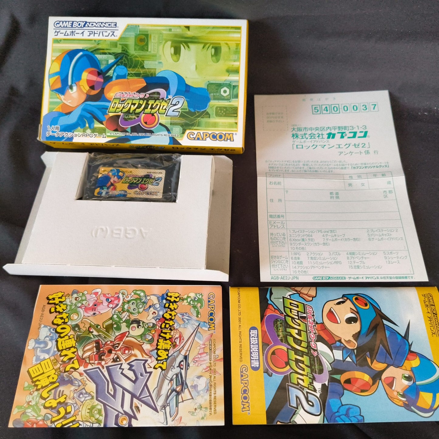 ROCKMAN EXE Series Battle Network Megaman Gameboy Advance GBA set, Japan