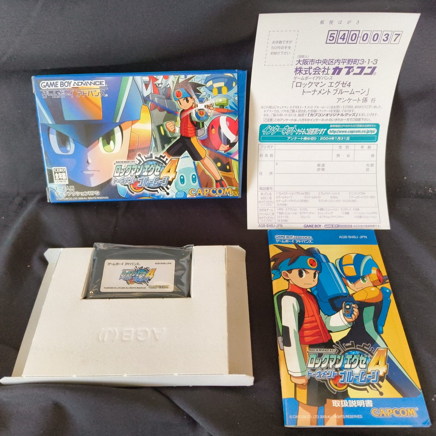 ROCKMAN EXE Series Battle Network Megaman Gameboy Advance GBA set, Japan