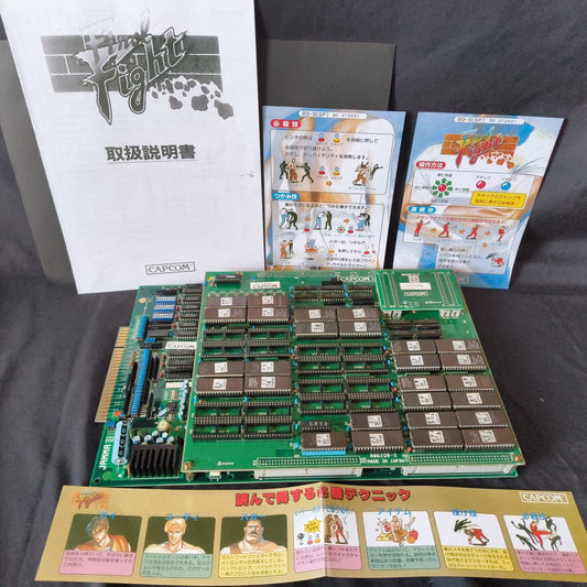 Authentic, Final Fight CAPCOM CPS1 JAMMA system Arcade Board set, Working Japan