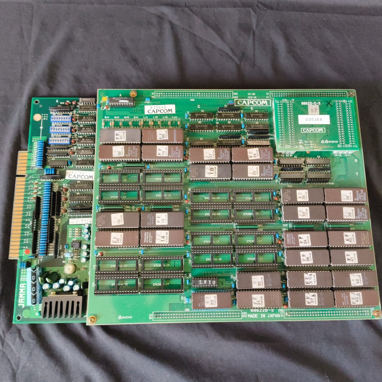 Authentic, Final Fight CAPCOM CPS1 JAMMA system Arcade Board set, Working Japan