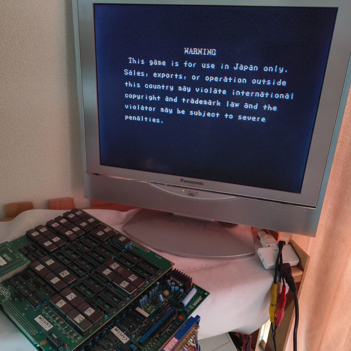 Authentic, Final Fight CAPCOM CPS1 JAMMA system Arcade Board set, Working Japan