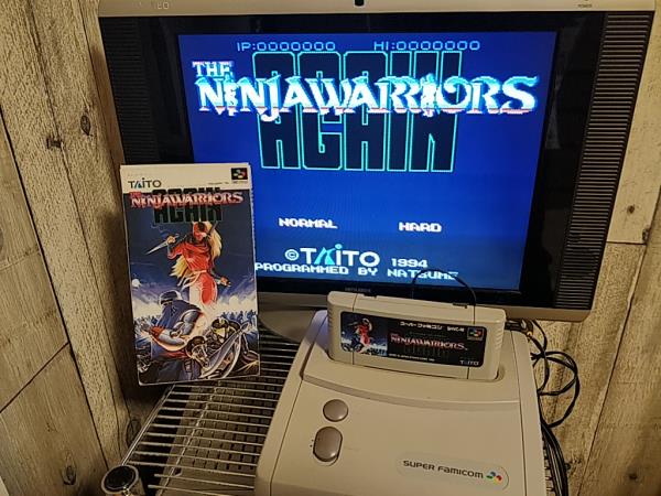 Ninja Warriors Again Super Famicom SFC, w/Manual, Box, Working Japan-h0217-