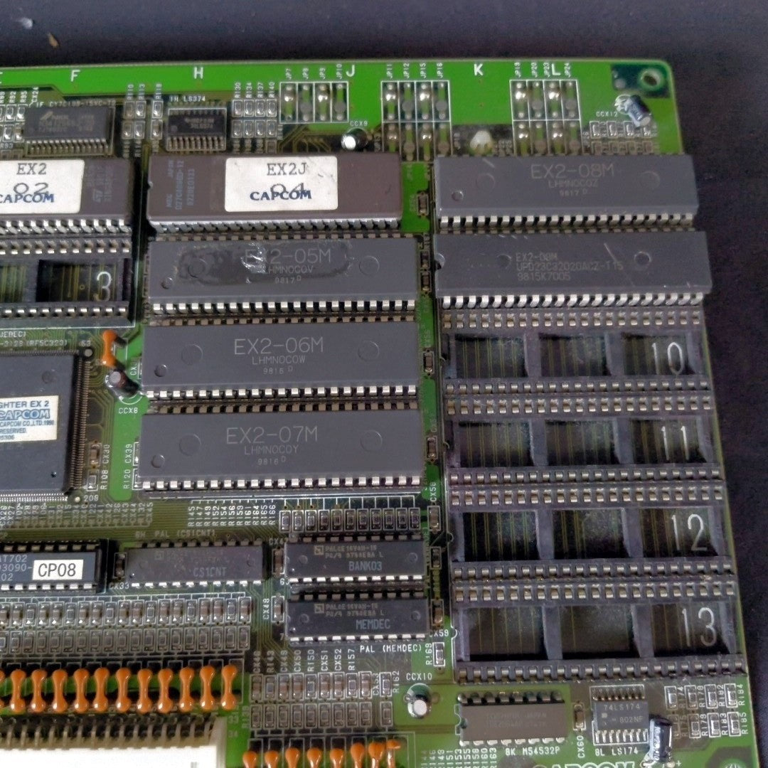 CAPCOM ARIKA Street Fighter EX2 JAMMA Arcade PCB 2-Board Set Working, Japan