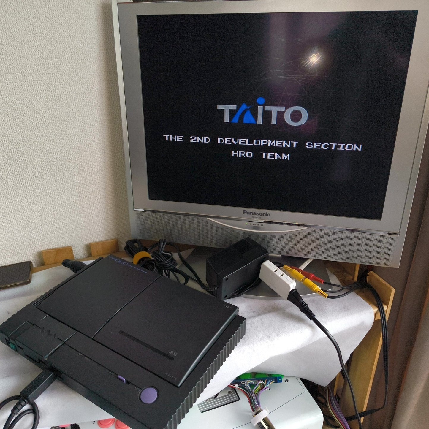 Taito Space Invaders Fukkatsu no Hi PC Engine HuCard Cart Working Japan Import