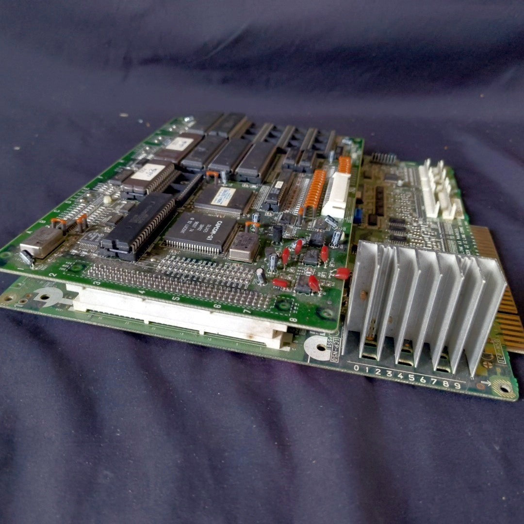 CAPCOM ARIKA Street Fighter EX2 JAMMA Arcade PCB 2-Board Set Working, Japan