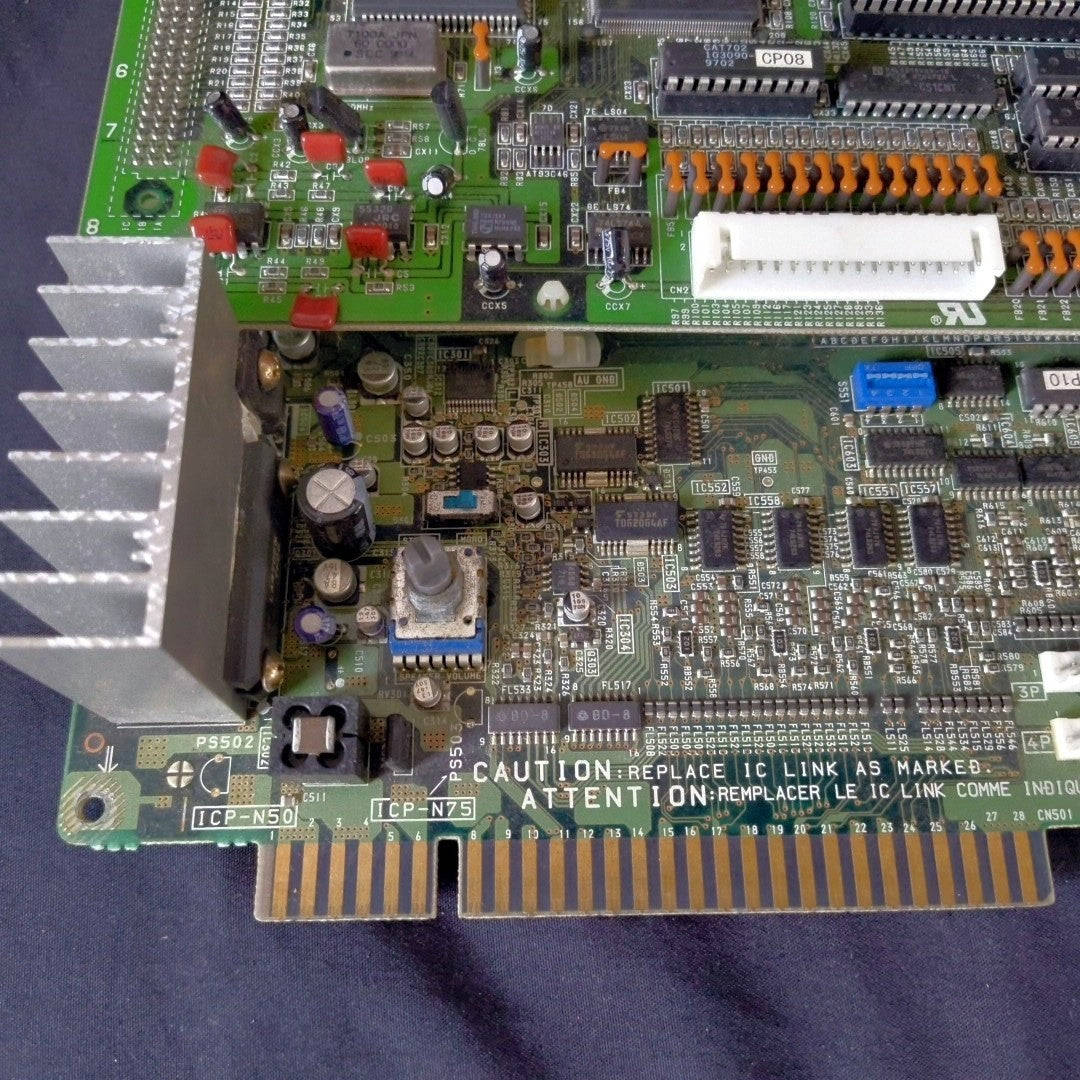 CAPCOM ARIKA Street Fighter EX2 JAMMA Arcade PCB 2-Board Set Working, Japan