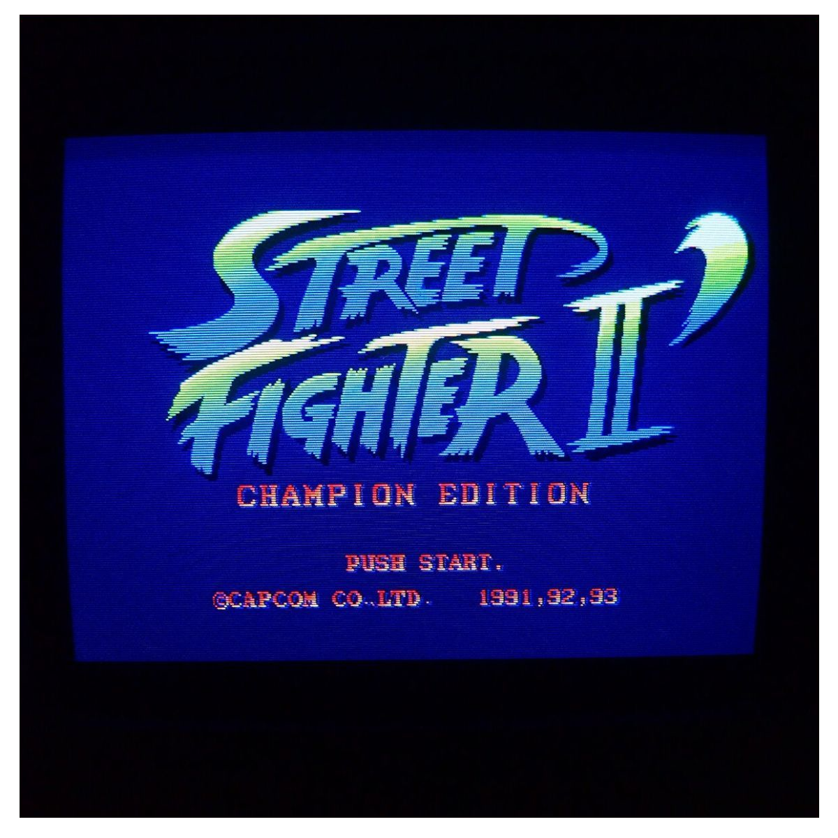 Street Fighter 2 dash SHARP X68000 Game with controller adapter, Working-g0304-