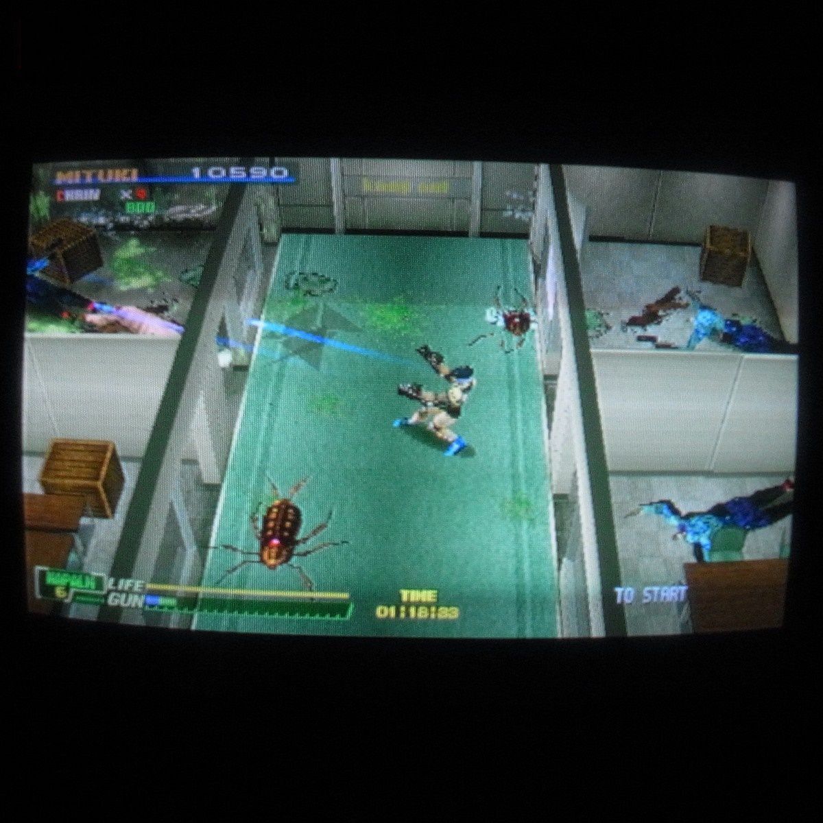 Chaos Heat TAITO G-NET Arcard System JAMMA B Board and Inst card set-g0401-