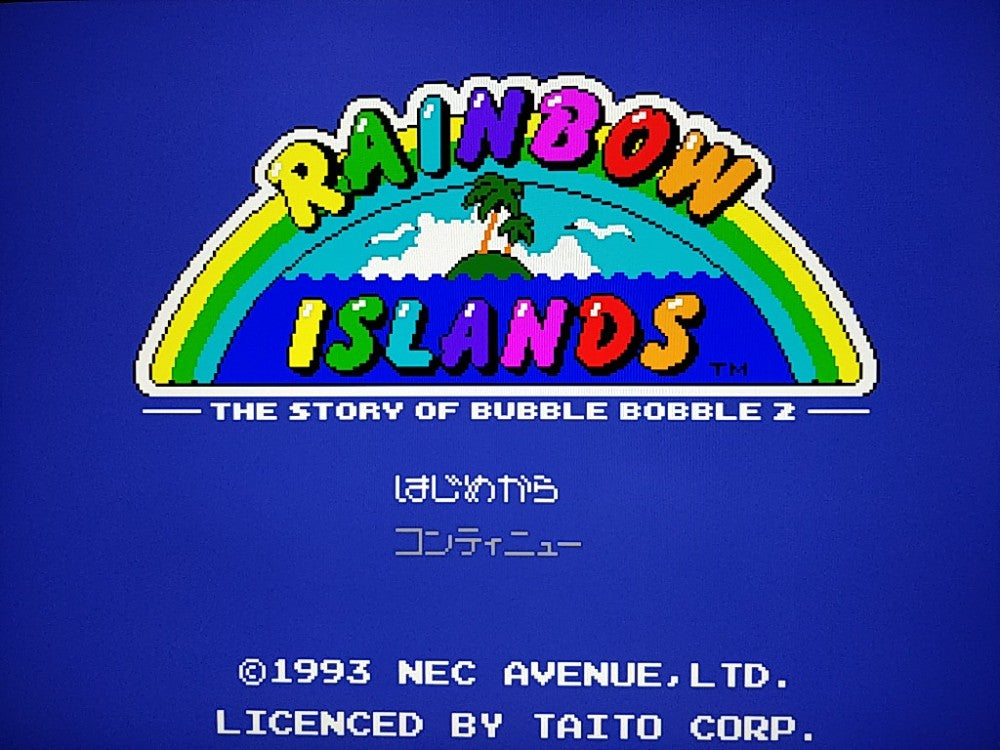 RAINBOW ISLAND NEC PC Engine CD-ROM2 TurboGrafx-CD PCE Boxed, Working-g0507-