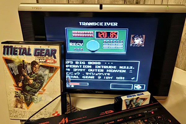 Metal Gear MSX/MSX2 Game Cartridge, Manual and Boxed set, Working Japan-h0702-