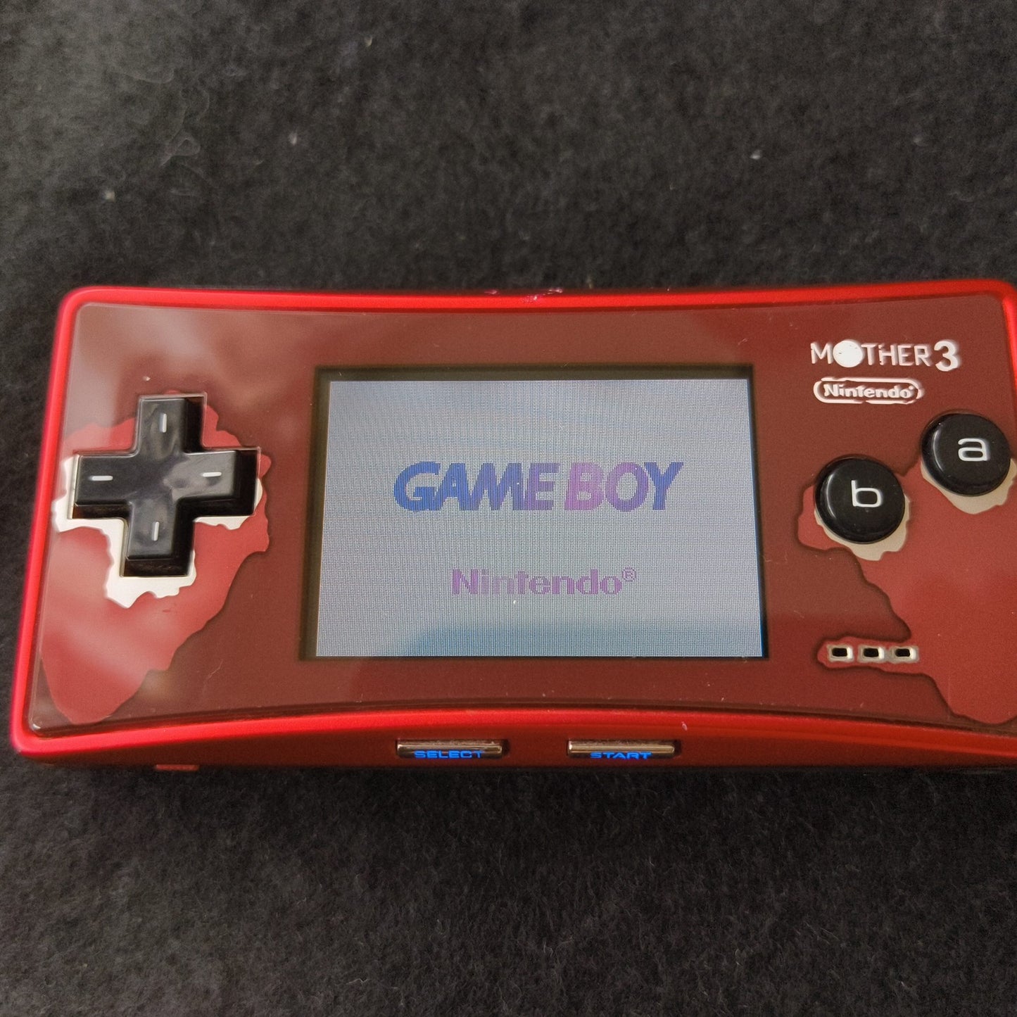 Nintendo Gameboy Micro Mother 3 limited edition console OXY-001, Working, Japan