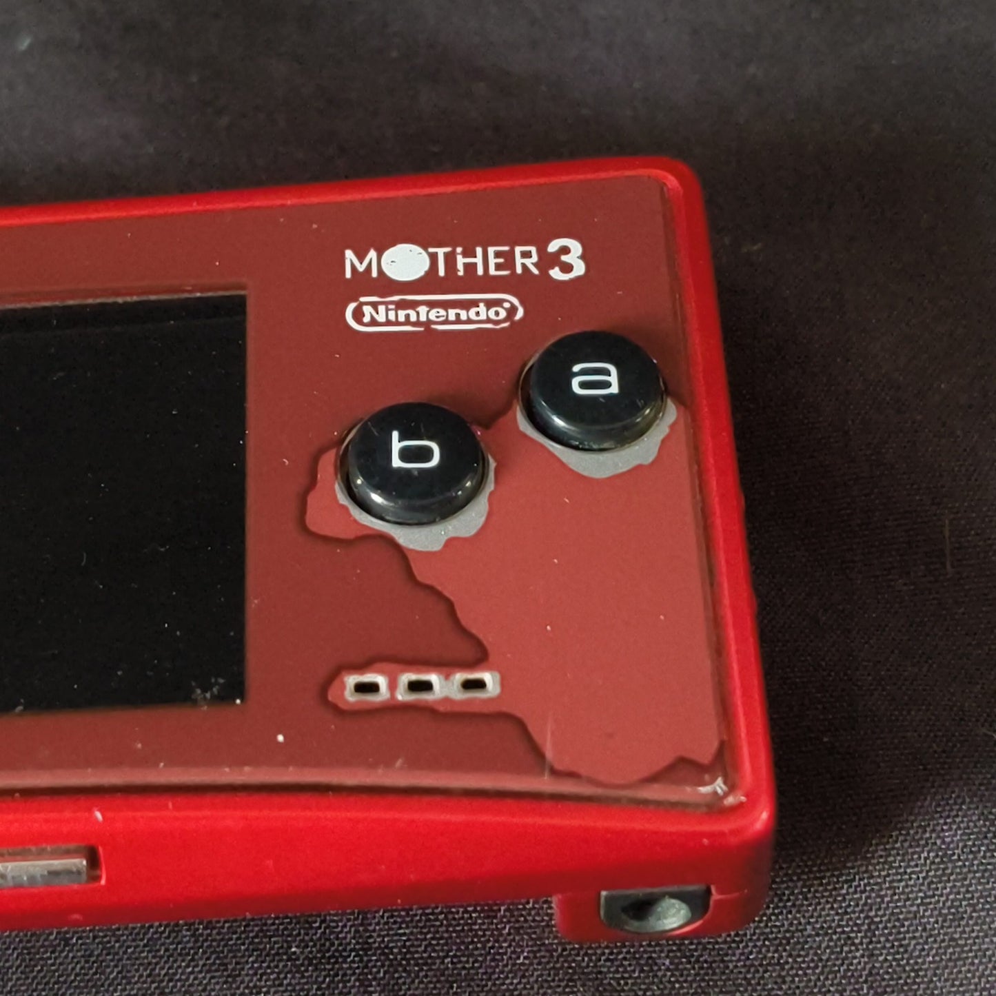 Nintendo Gameboy Micro Mother 3 limited edition console OXY-001, Working, Japan