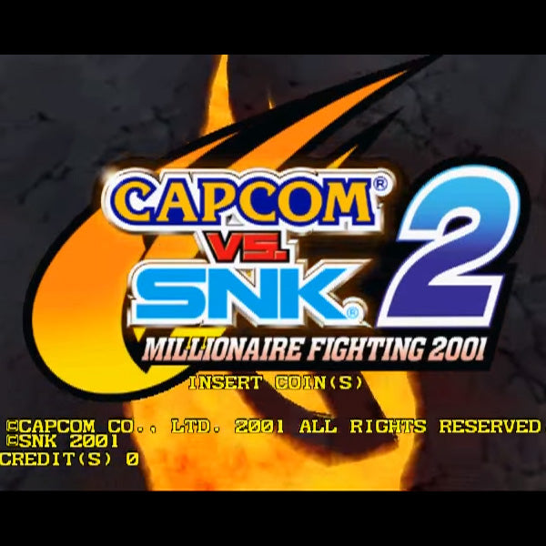 CAPCOM VS. SNK 2 MILLIONAIRE FIGHTING 2001 NAOMI GD-ROM Disk, KEY chip set-g0921