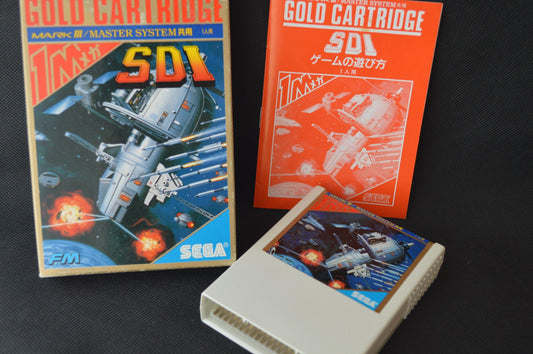 SDI Strategic Defense Initiative SEGA Master system MK-2000/Mark3, Working-f1001