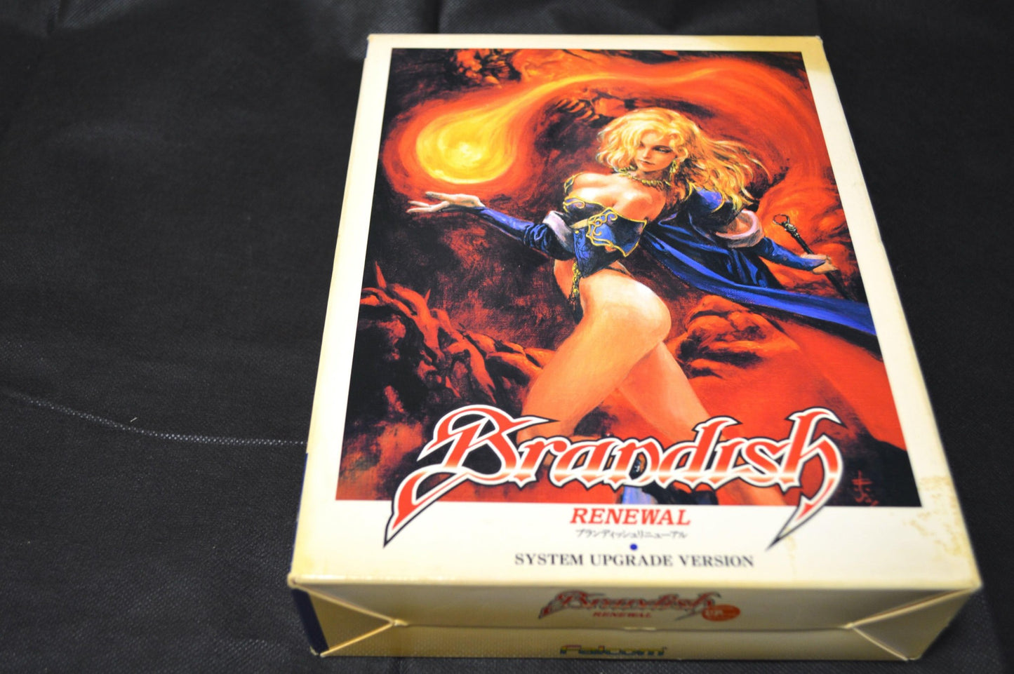 PC-98 Brandish RENEWAL Game Floppy disks, manual, Box set, not tested-g0411-4