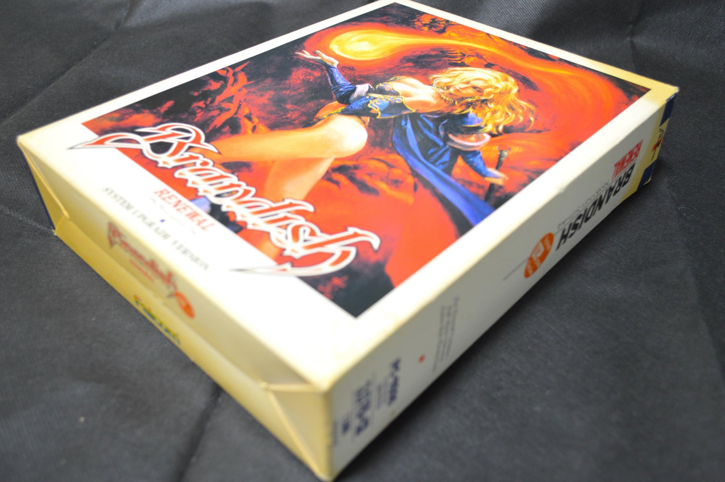 PC-98 Brandish RENEWAL Game Floppy disks, manual, Box set, not tested-g0411-4