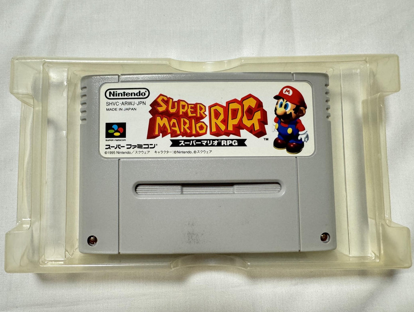 Super Mario RPG Nintendo Super Famicom Game Cartridge w/Manual, Box set-f0914-