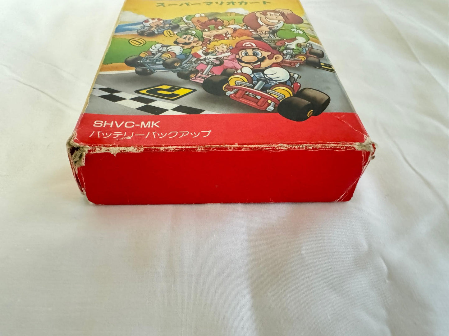 SUPER MARIO CART Nintendo Super Famicom Game Cart w/Manual, Box set-g0824-