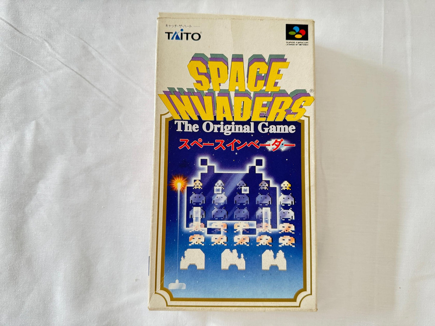 Space Invader The Original Game Super Famicom SFC SNES Cart,Manual,Boxed-g0824-