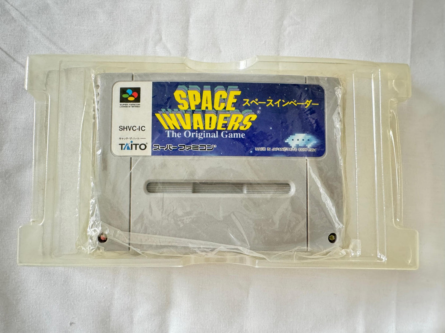 Space Invader The Original Game Super Famicom SFC SNES Cart,Manual,Boxed-g0824-