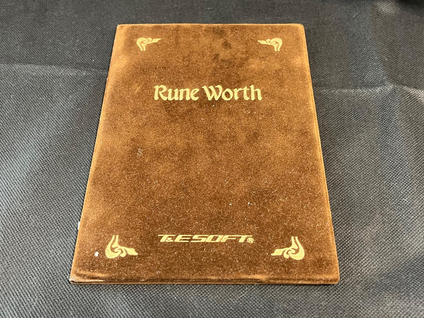 PC-8801 Rune Worth: Kokui no Kikoushi W/Box, manual set Partly tested-h0711