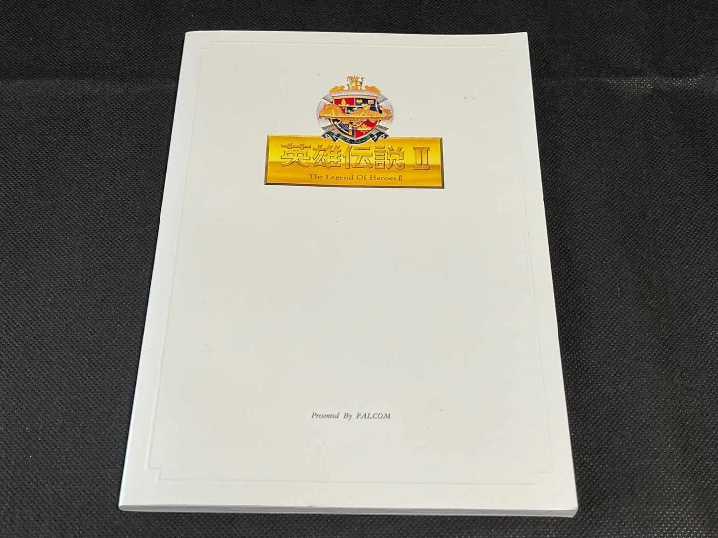 PC-8801 Dragon Slayer: The Legend of Heroes 2 W/Box, manual, Partly tested-h0711