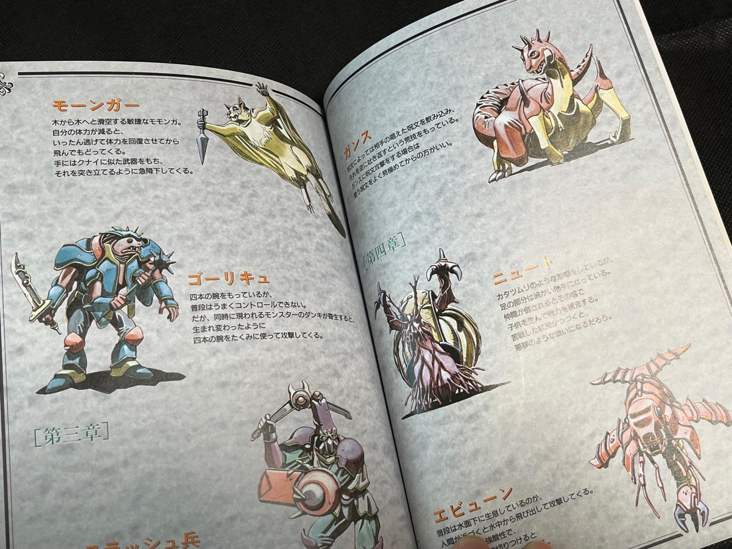 PC-8801 Dragon Slayer: The Legend of Heroes 2 W/Box, manual, Partly tested-h0711