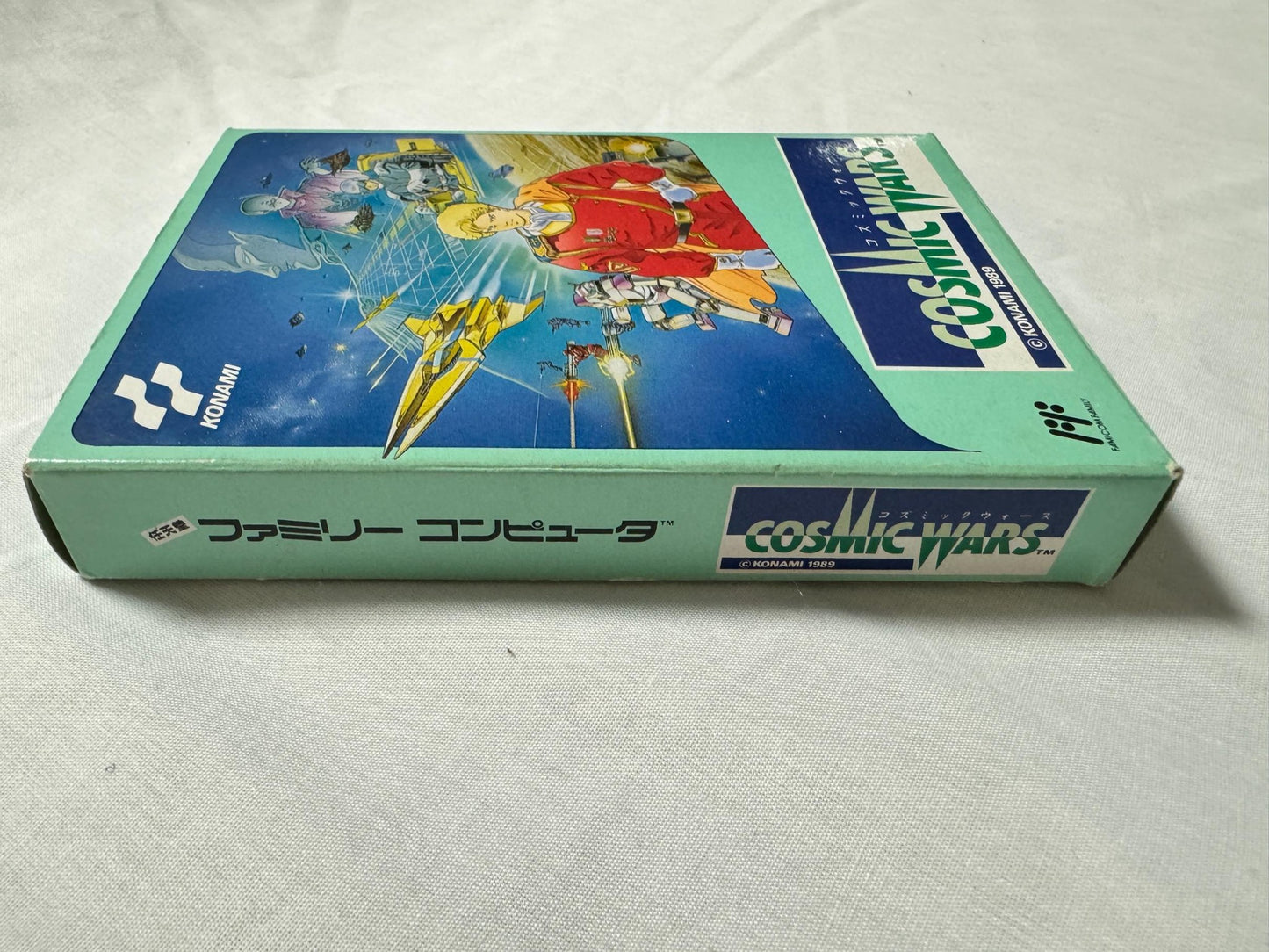 COSMIC WARS Nintendo Famicom FC Cart w/Manual, Box Japan-g1126-